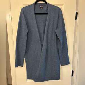 PATAGONIA Long Sleeve Open Front Cardigan Blue Women’s Size‎ Medium